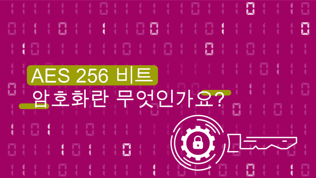 AES 256 비트 암호화와 AES 256 비트 암호화 보호 방법